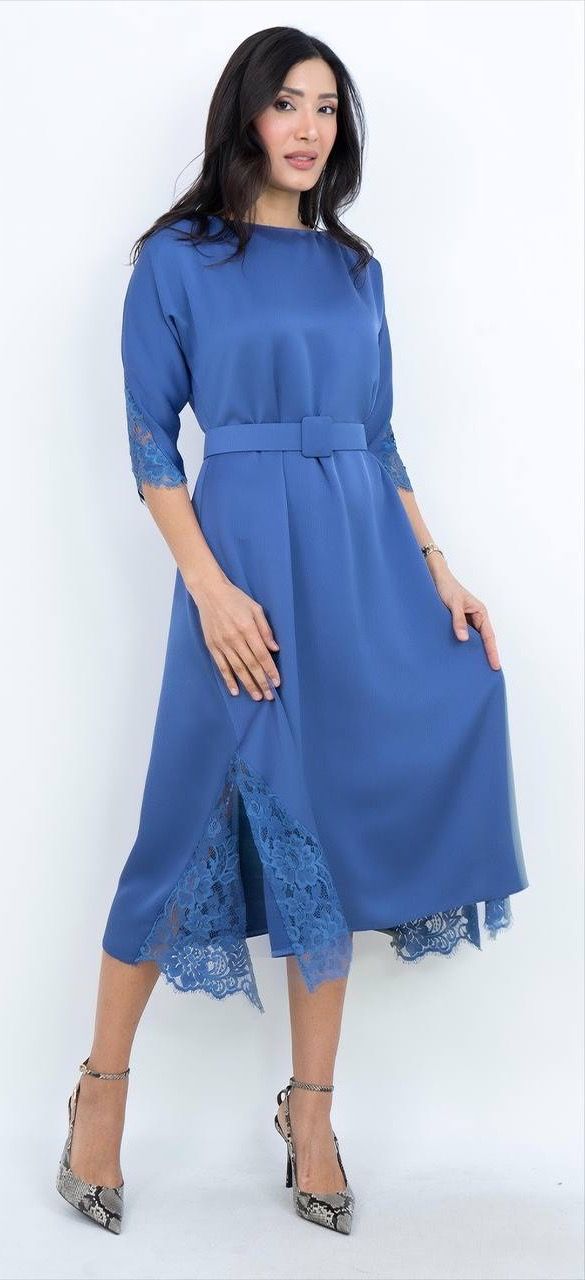 Dantel Detaylı Elbise 2