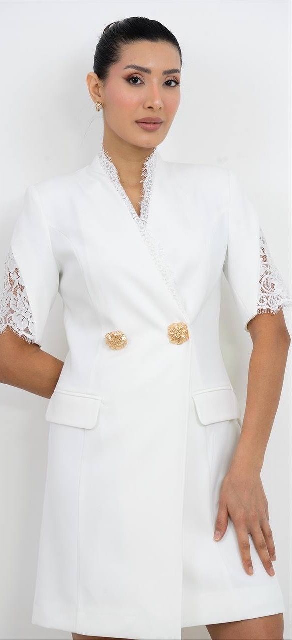 Dantel Detaylı Mini Elbise 2