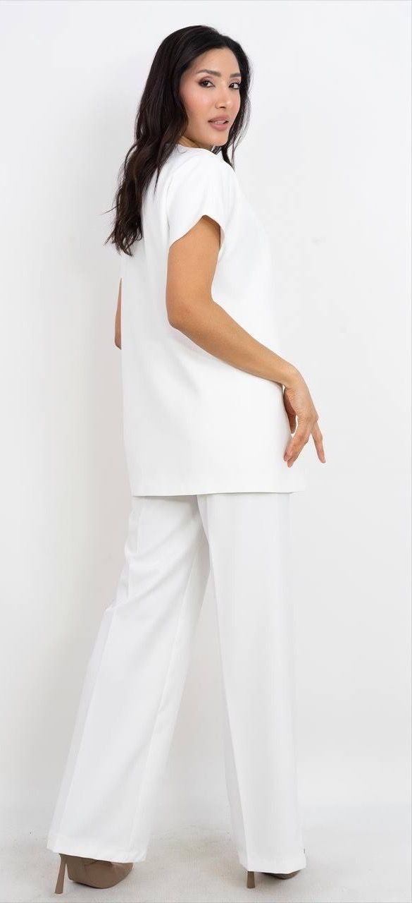 Düğme Detaylı Takım Elbise 8