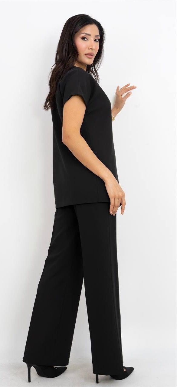 Düğme Detaylı Takım Elbise 10