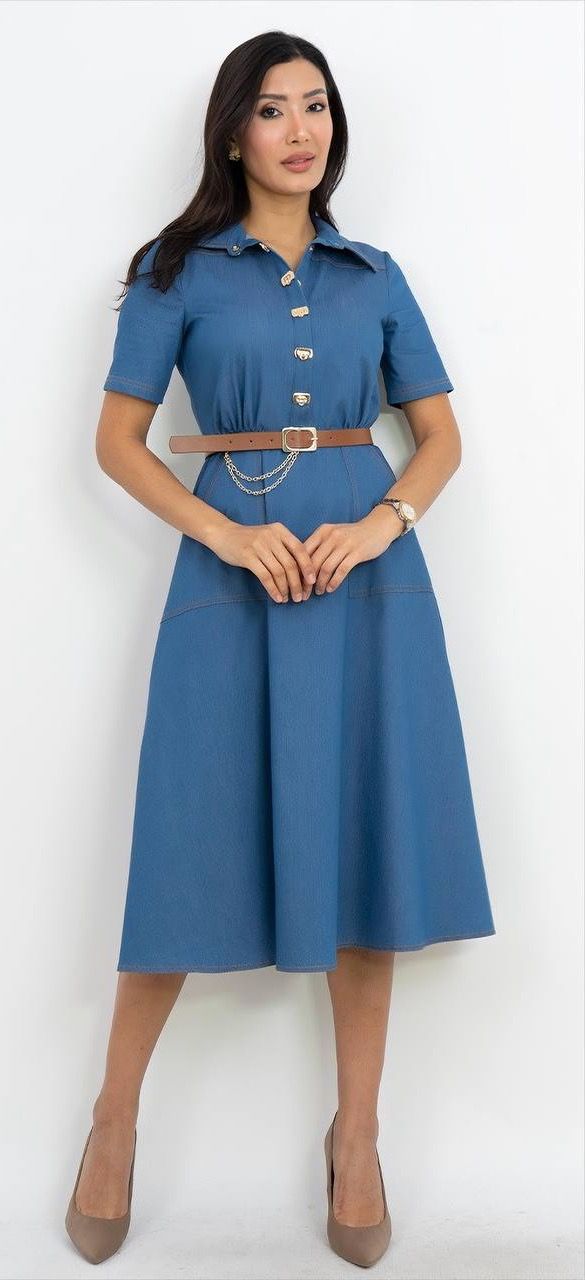 Kemer Detaylı Elbise 3