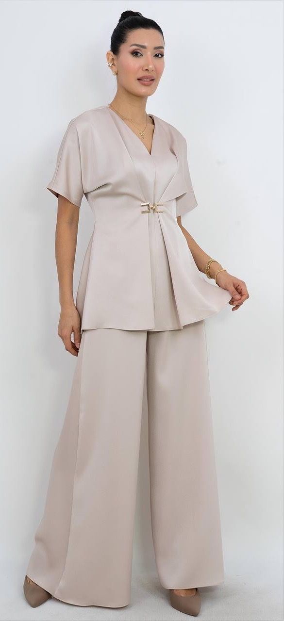 Kemer Detaylı Takım Elbise