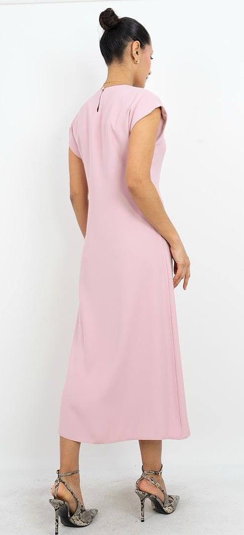 Kemer Detaylı Uzun Elbise 6