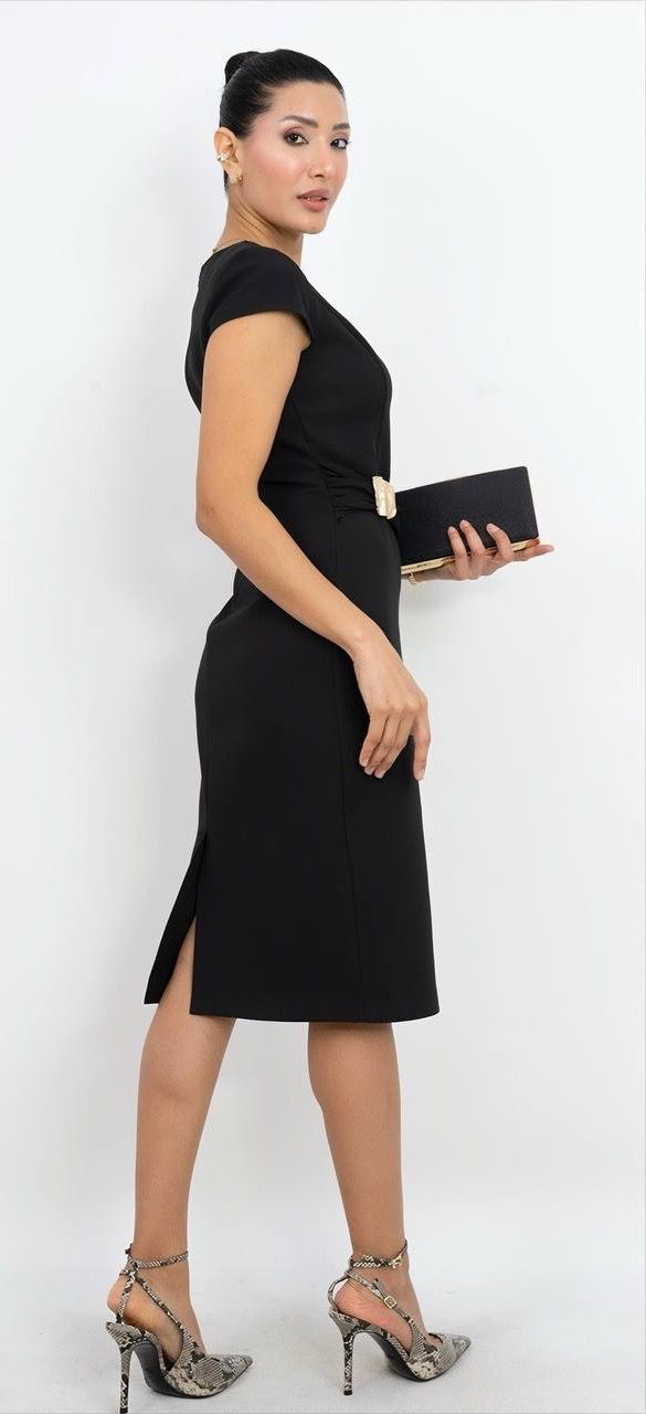 Kısa Kollu Elbise 6