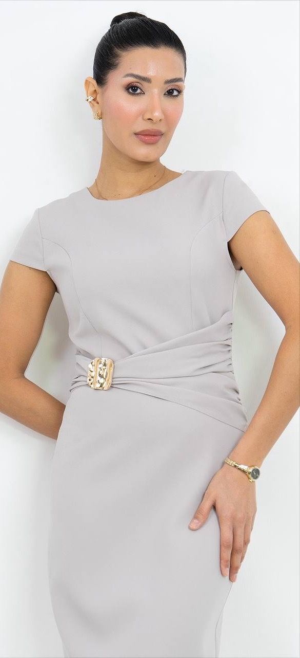 Kısa Kollu Elbise 8