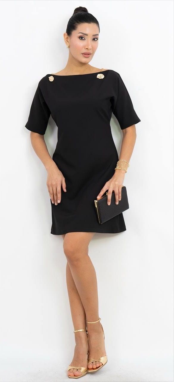 Kısa Kollu Mini Elbise