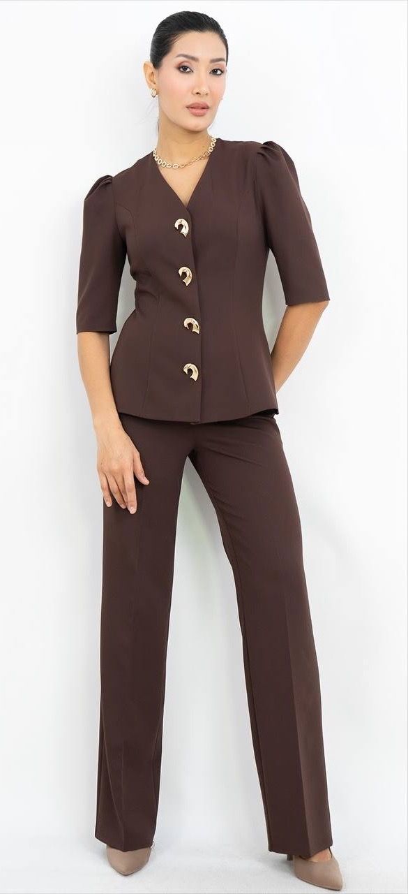 Kısa Kollu Ceket Pantolon Takım 4