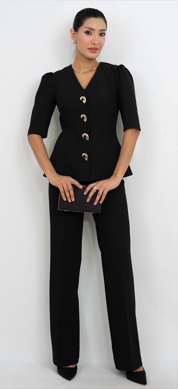 Kısa Kollu Ceket Pantolon Takım 6