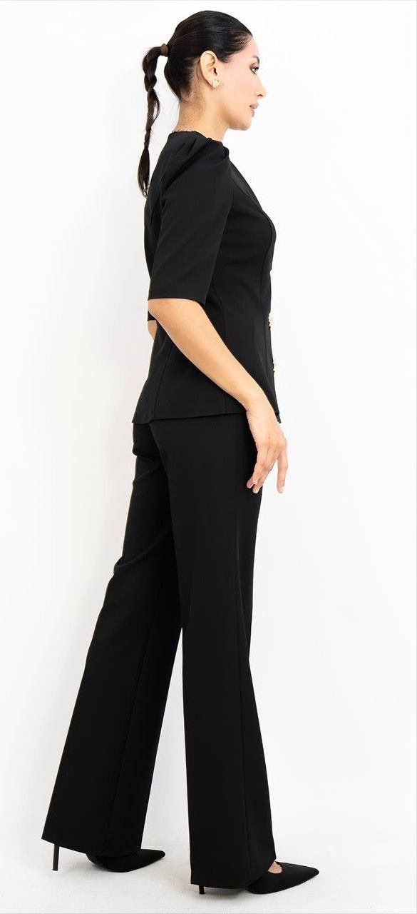 Kısa Kollu Ceket Pantolon Takım 8