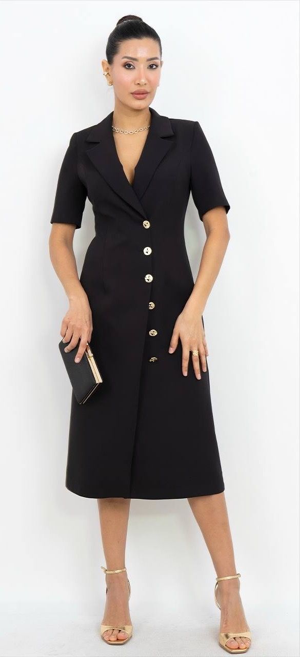 Kısa Kollu Uzun Elbise 8