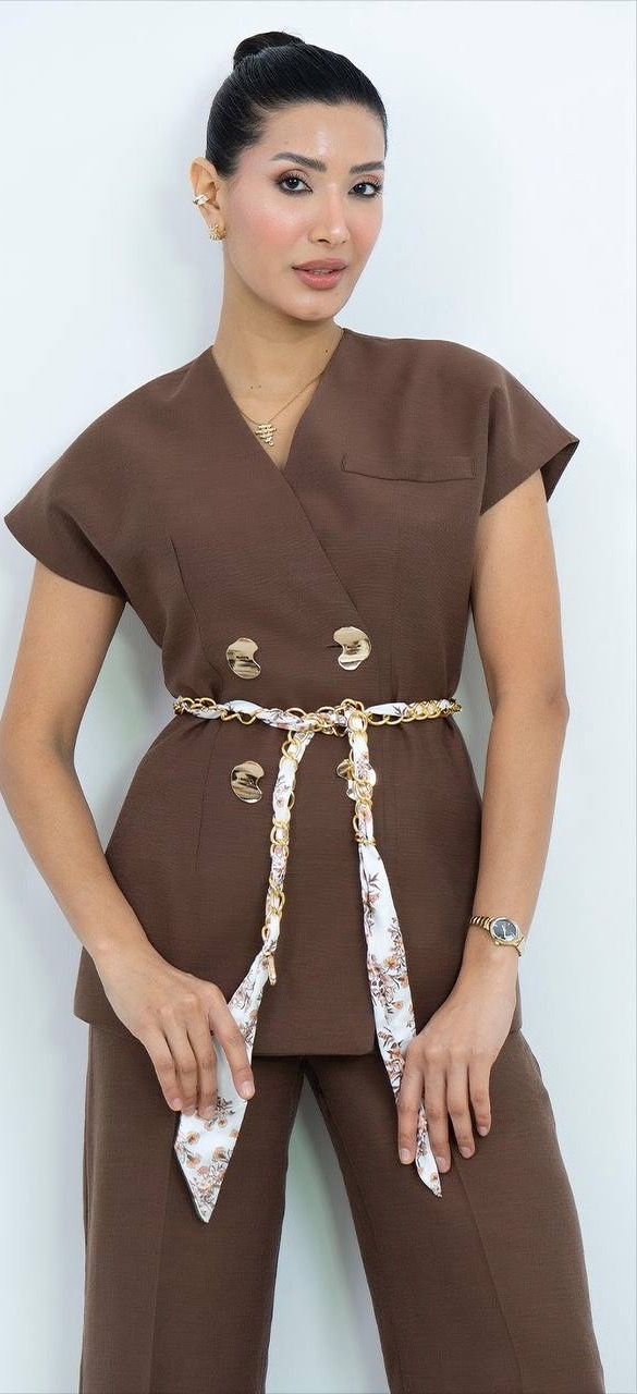 Şal Detaylı Takım Elbise 2