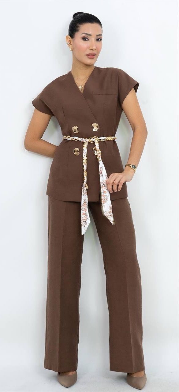 Şal Detaylı Takım Elbise 3