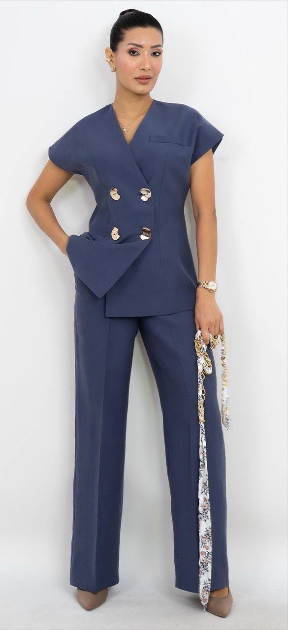 Şal Detaylı Takım Elbise 6