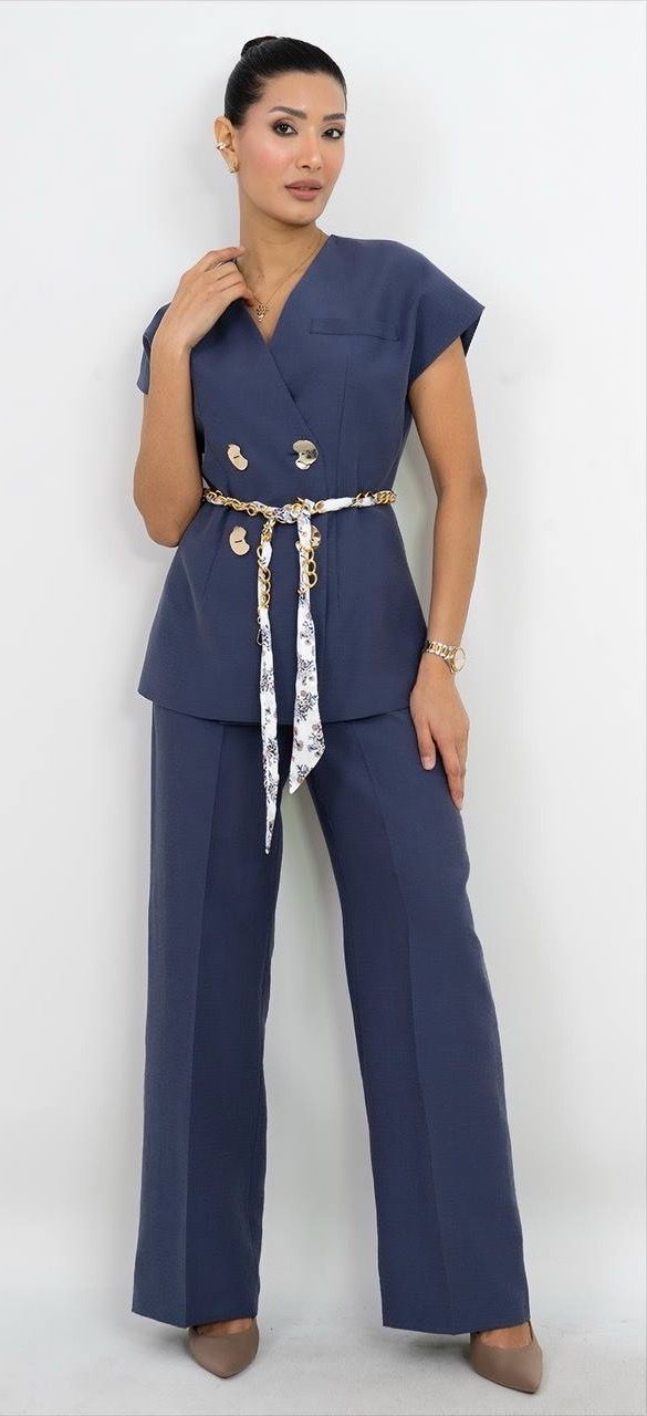 Şal Detaylı Takım Elbise 7