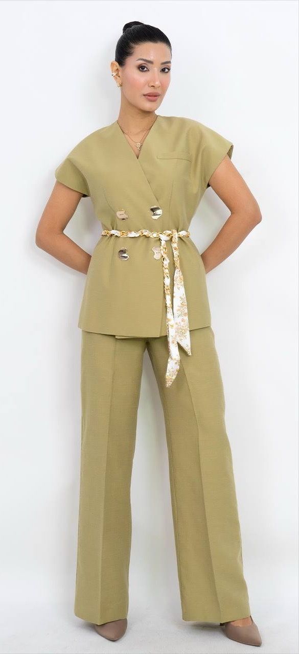 Şal Detaylı Takım Elbise 9