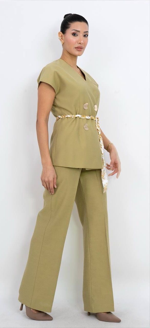 Şal Detaylı Takım Elbise 10