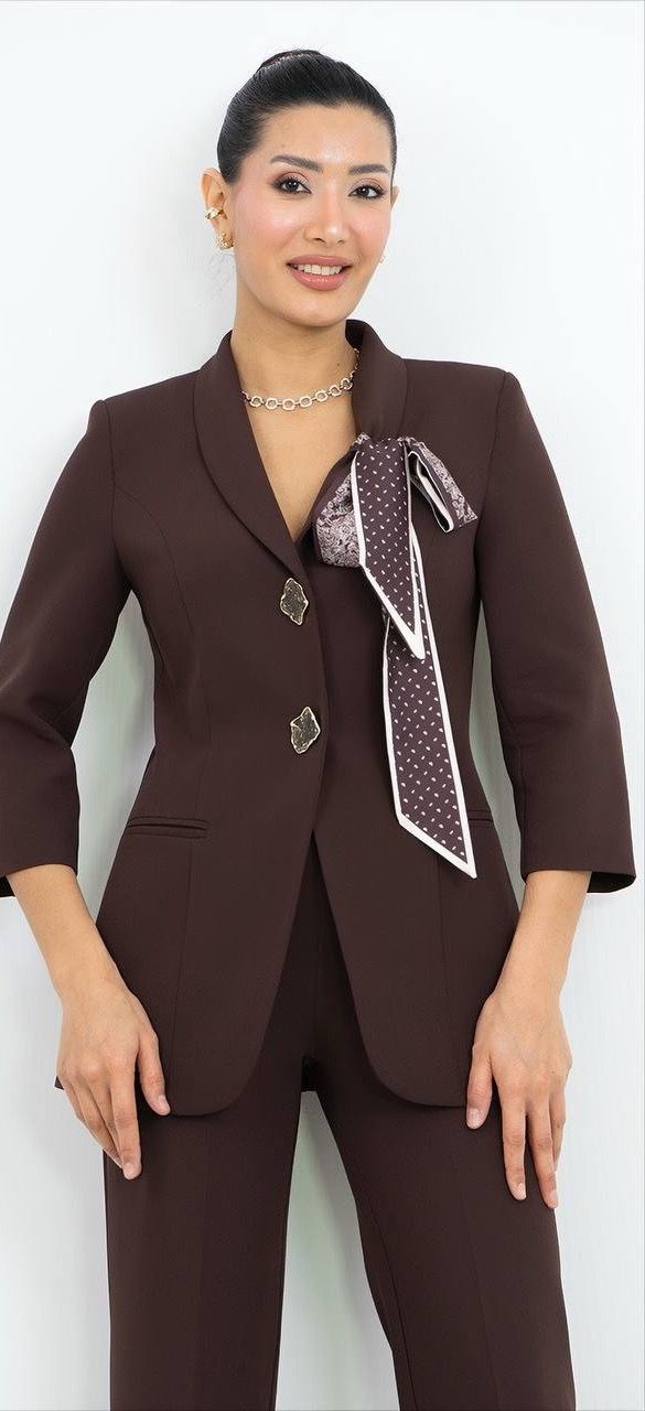 Şal Detaylı Uzun Elbise 7