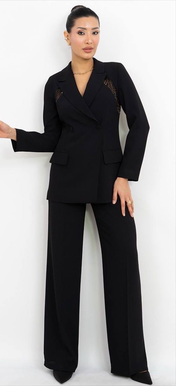 Back Detail Suit Set 4