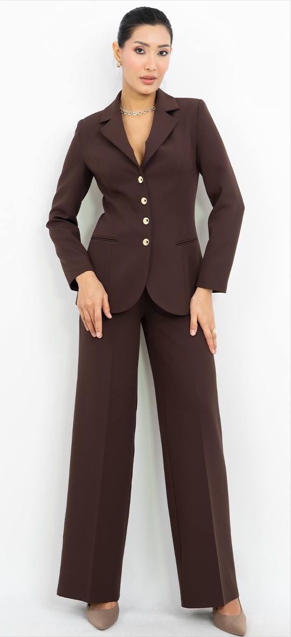 Uzun Kollu Ceket Pantolon Takım 3