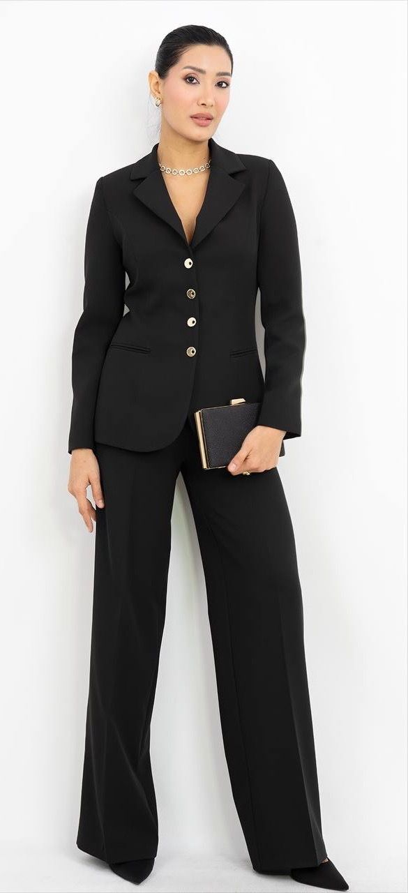 Uzun Kollu Ceket Pantolon Takım 8